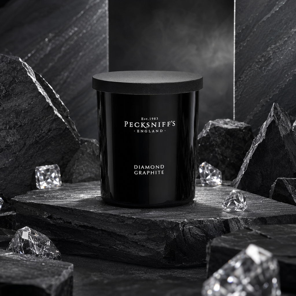 Pecksniff's 'Diamond Graphite' scented candle
