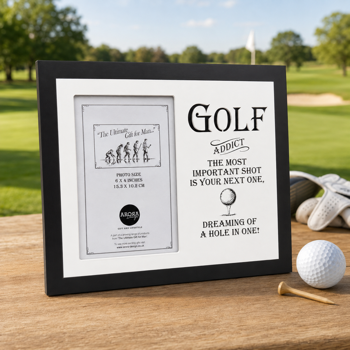 'Golf'-themed standing picture frame