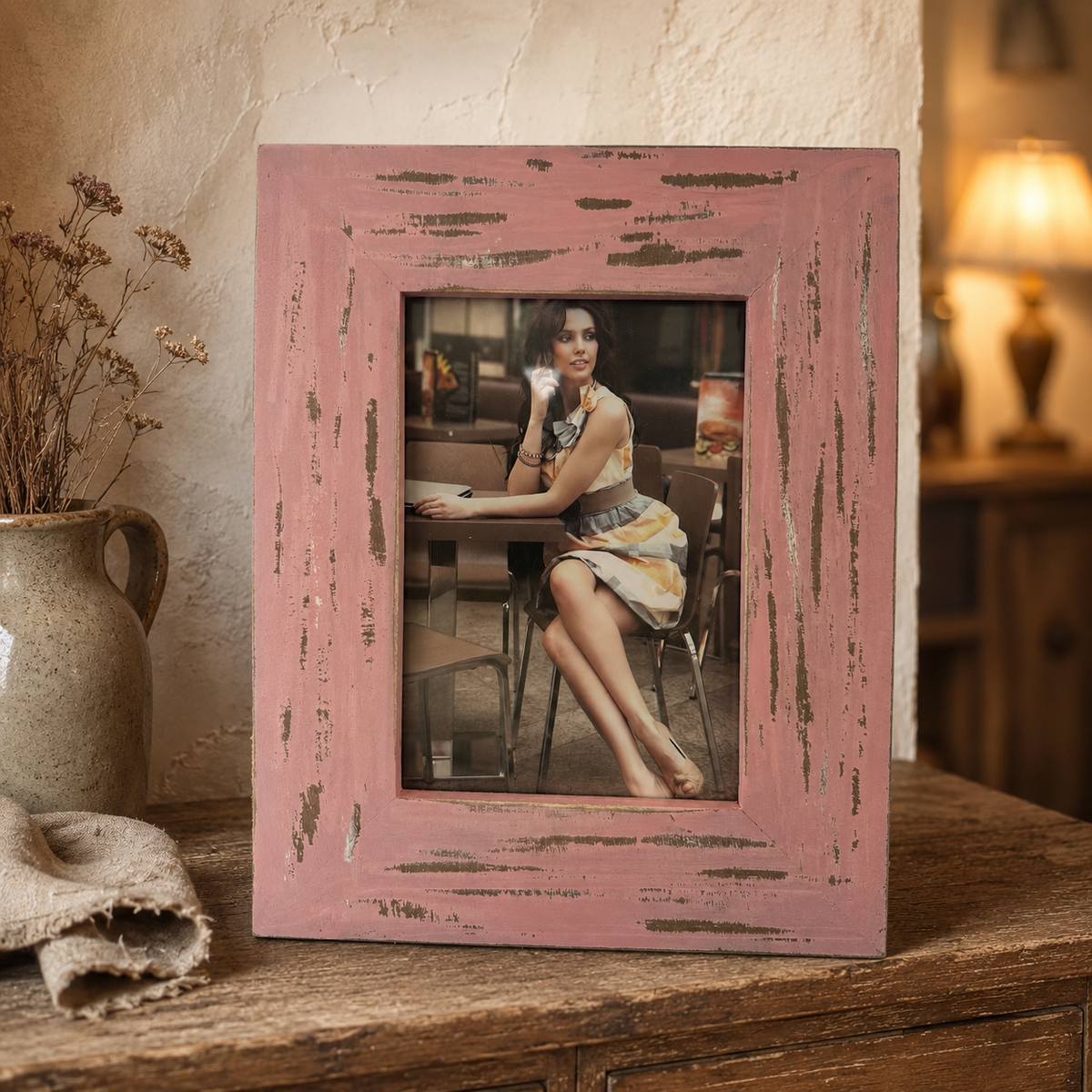 Vintage style distressed Picture Frame