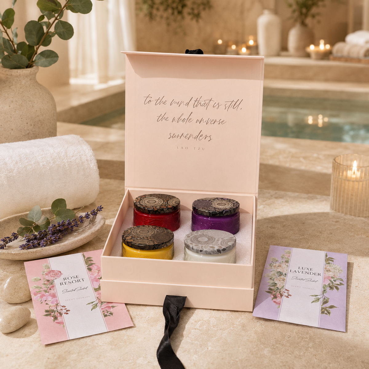Scent Therapy Candle Gift set