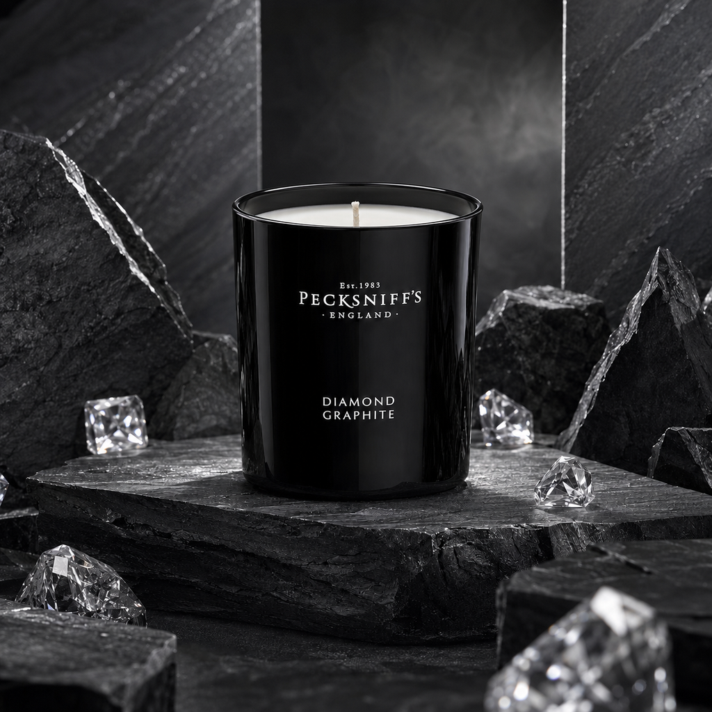 Pecksniff's 'Diamond Graphite' scented candle
